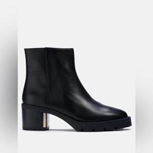 COACH Chrissy Leather Ankle Bootie